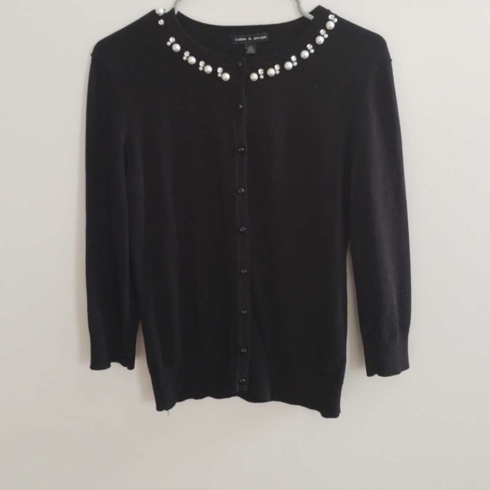 NWOT Cable and Guage Cardigan